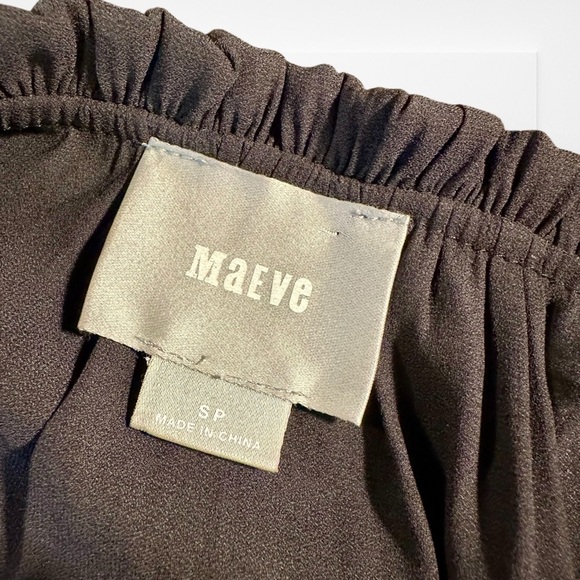 Maeve ‘Liesel Ruffled Cold Shoulder Blouse’ in Black Size Small - Picture 6 of 16